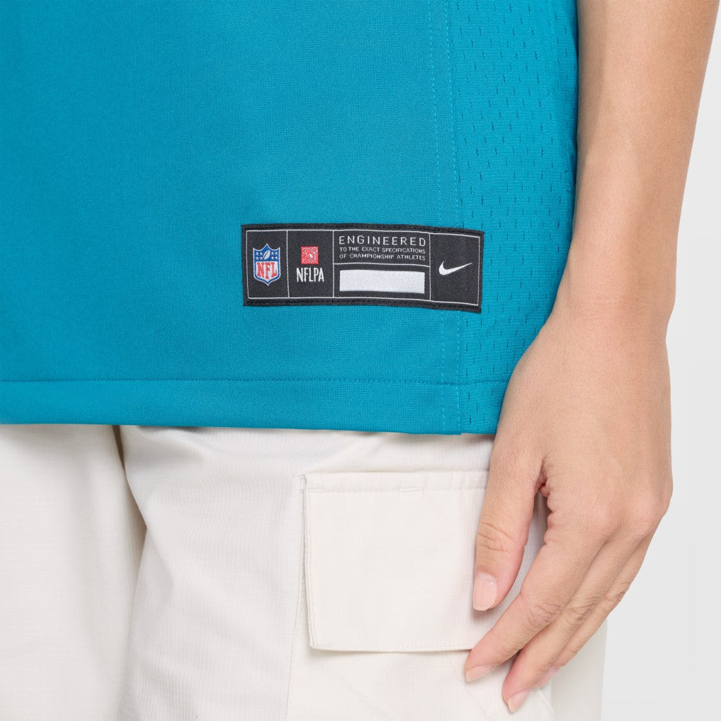 Carter Bradley Jacksonville Jaguars Women's Team Game Jersey - Teal outlet