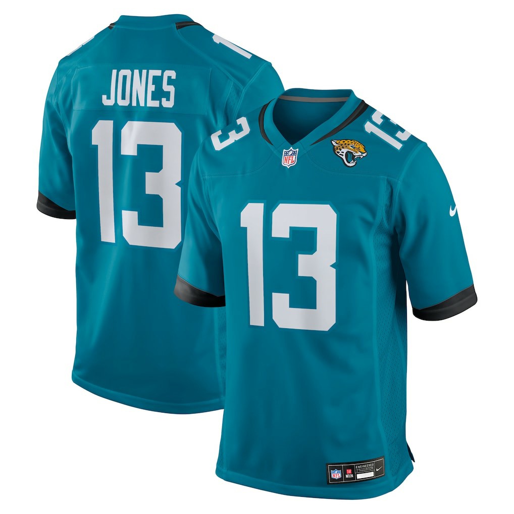 Tim Jones Jacksonville Jaguars Team Game Jersey - Teal online