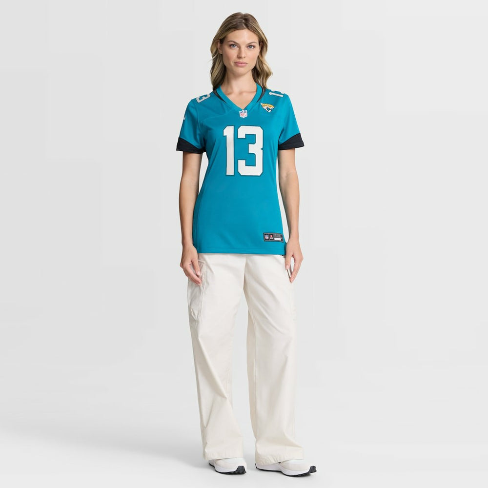 Tim Jones Jacksonville Jaguars Women's Team Game Jersey - Teal discount