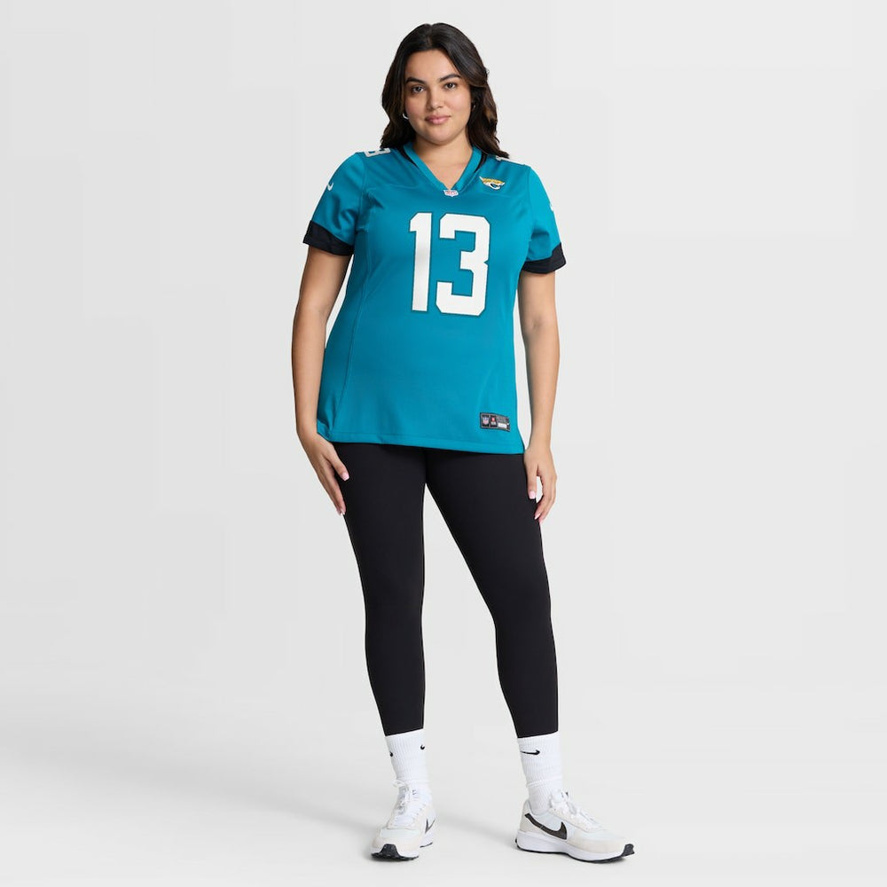 Tim Jones Jacksonville Jaguars Women's Team Game Jersey - Teal discount
