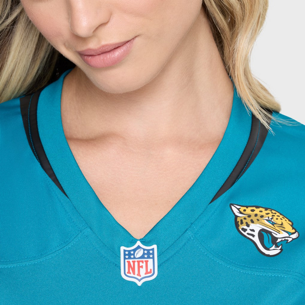 Tim Jones Jacksonville Jaguars Women's Team Game Jersey - Teal discount
