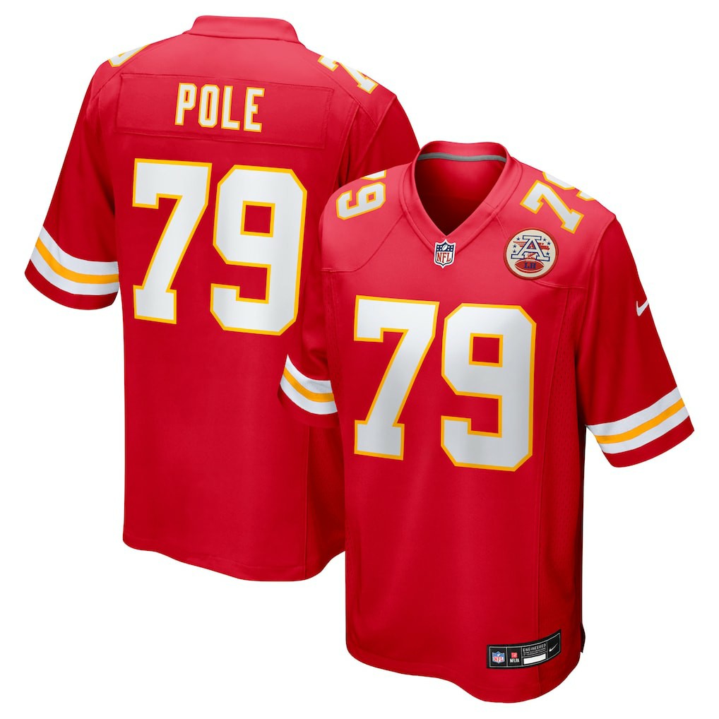 Esa Pole Kansas City Chiefs Team Game Jersey - Red discount