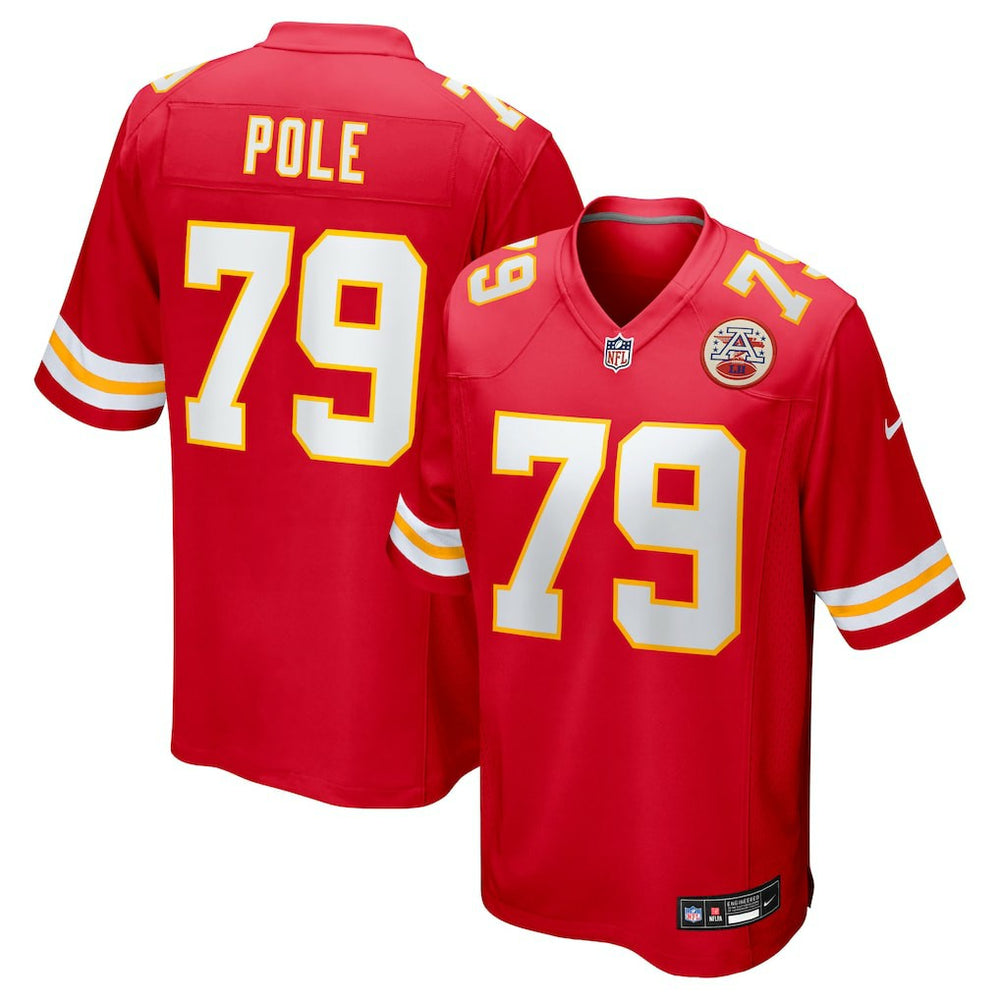 Esa Pole Kansas City Chiefs Team Game Jersey - Red discount