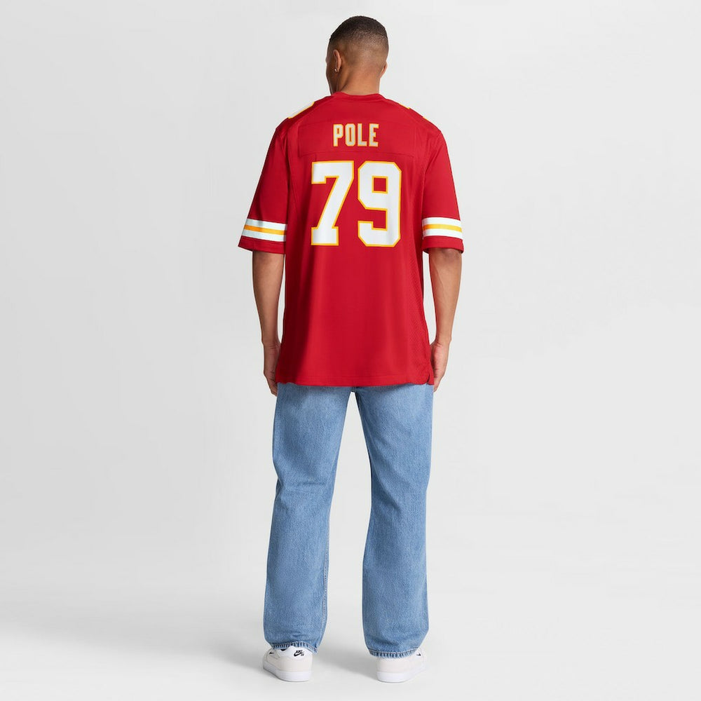 Esa Pole Kansas City Chiefs Team Game Jersey - Red discount