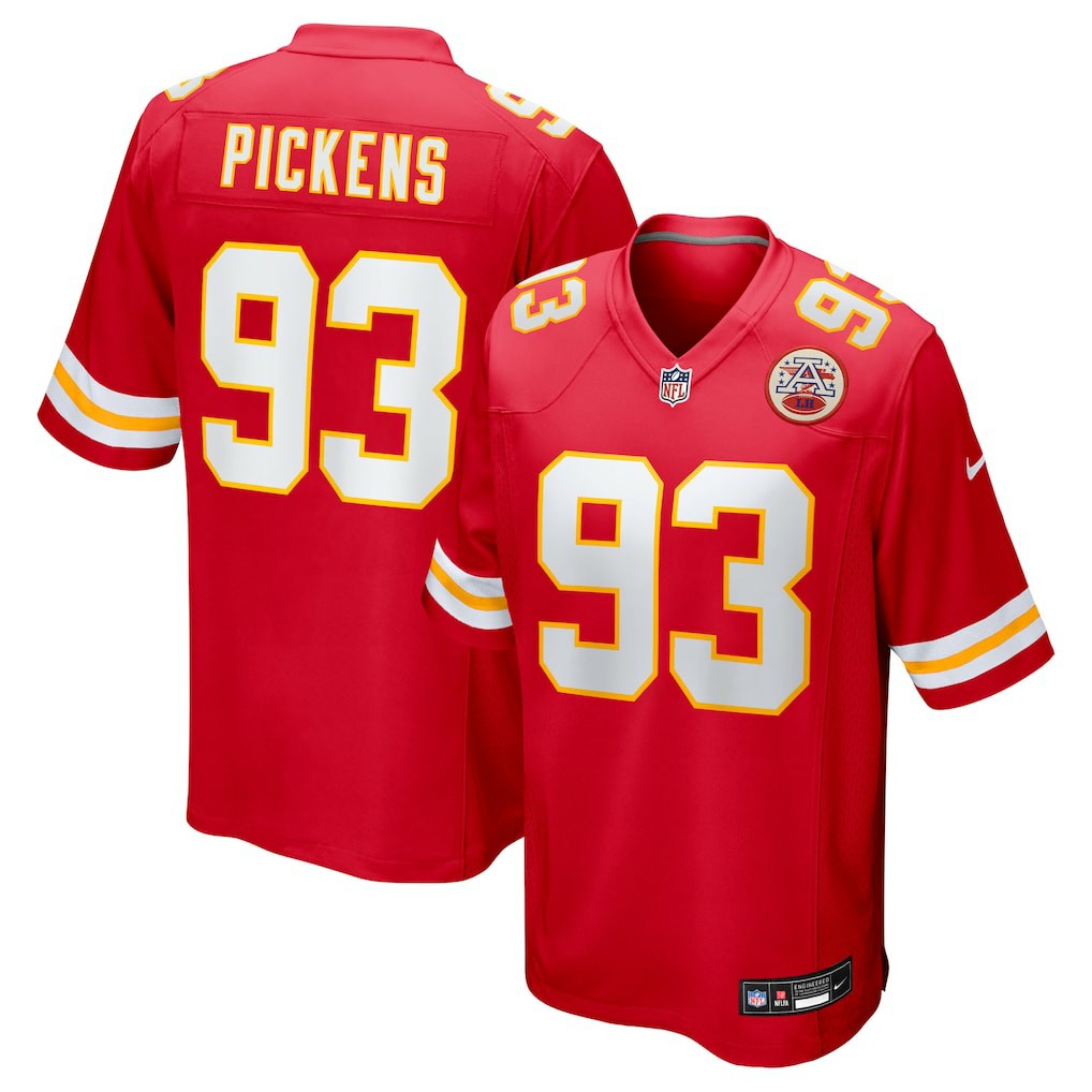 Zacch Pickens Kansas City Chiefs Team Game Jersey - Red sale