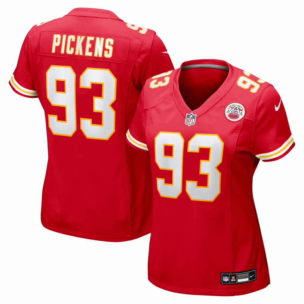 Zacch Pickens Kansas City Chiefs Women's Team Game Jersey - Red online