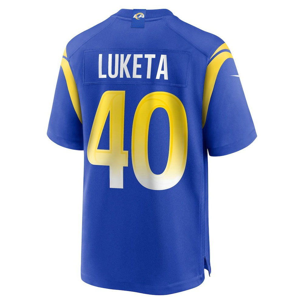 Jesse Luketa Los Angeles Rams Team Game Jersey - Royal on sale