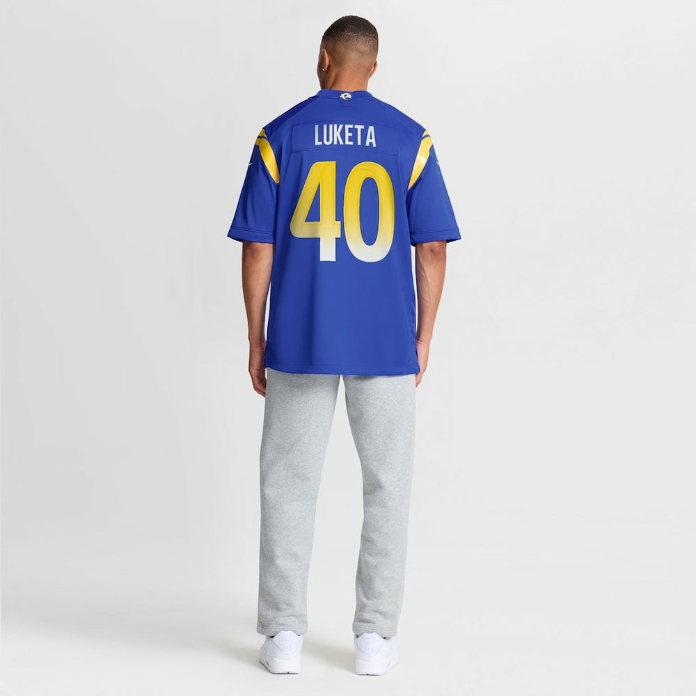 Jesse Luketa Los Angeles Rams Team Game Jersey - Royal on sale