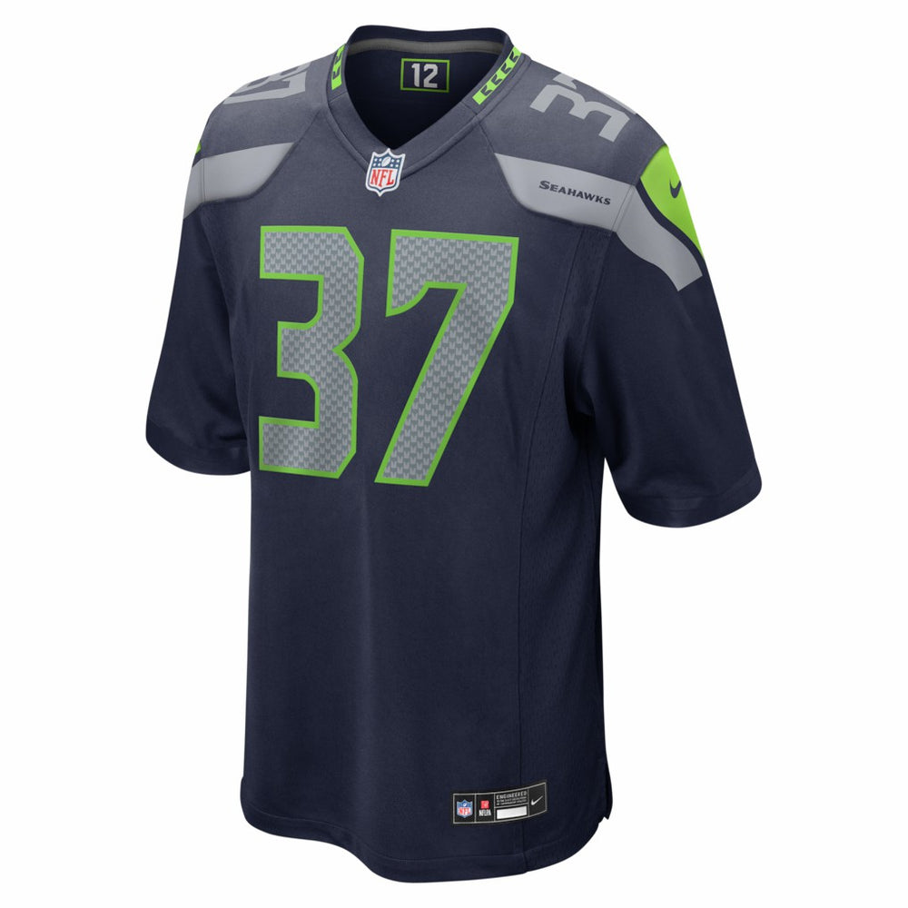Maxen Hook Seattle Seahawks Team Game Jersey - College Navy sale
