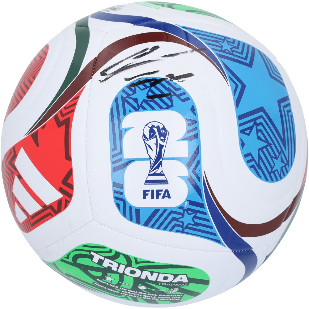 Franco Mastantuono Argentina National Team Autographed 2026 FIFA World Cup Trionda Soccer Ball
