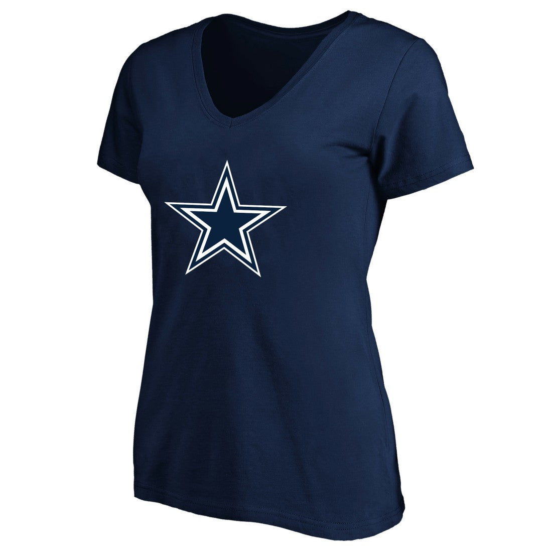 George Pickens Dallas Cowboys Women's Plus Size Name & Number V-Neck T-Shirt - Navy discount
