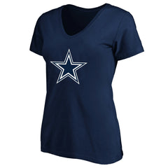 George Pickens Dallas Cowboys Women's Plus Size Name & Number V-Neck T-Shirt - Navy discount