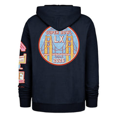 Stoney Clover Lane x '47 Women's Super Bowl LX Patches Foundation Hoodie - Black for sale