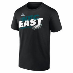 Philadelphia Eagles 2025 NFC East Division Champions Big & Tall Conquer T-Shirt - Black for sale