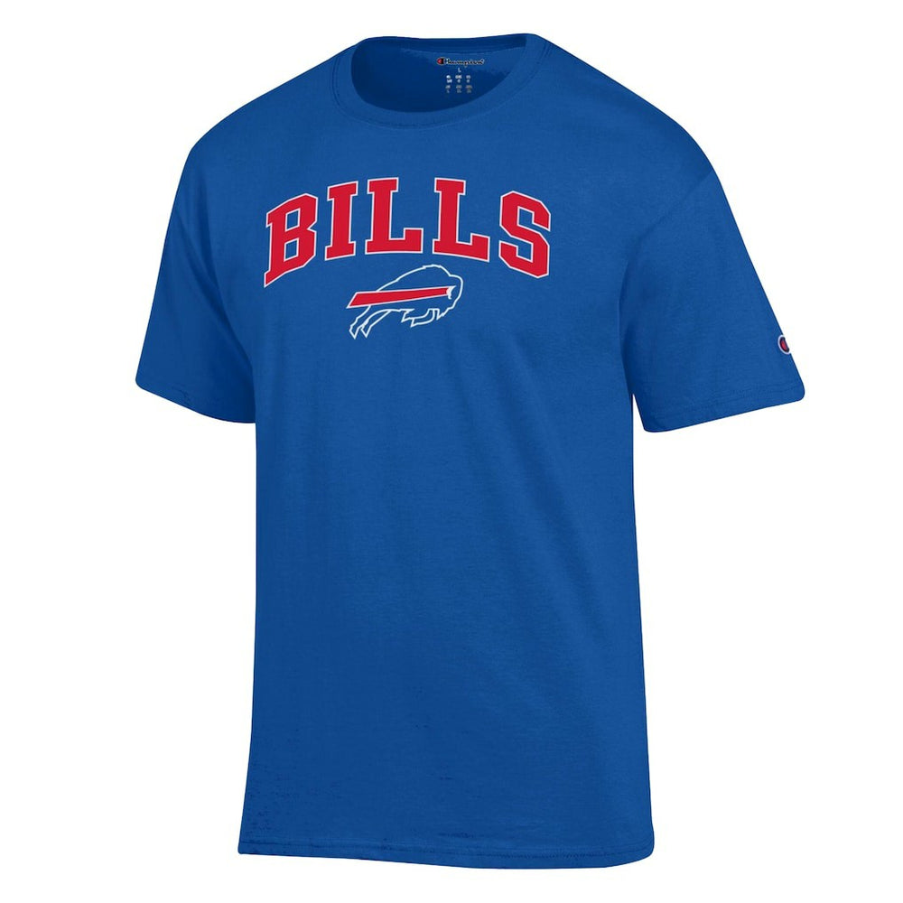 Buffalo Bills Champion Arch Over Logo T-Shirt - Royal on sale