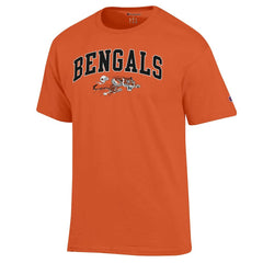 Cincinnati Bengals Champion Arch Over Logo T-Shirt - Orange cheap