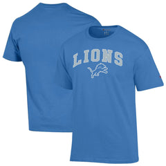 Detroit Lions Champion Arch Over Logo T-Shirt - Blue cheap