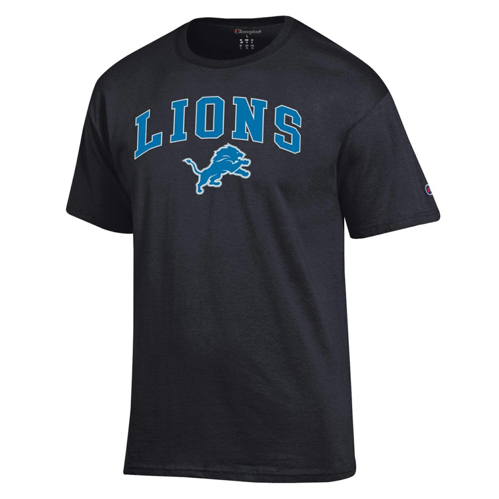 Detroit Lions Champion Arch Over Logo T-Shirt - Black sale