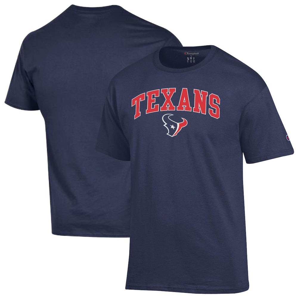 Houston Texans Champion Arch Over Logo T-Shirt - Navy on sale