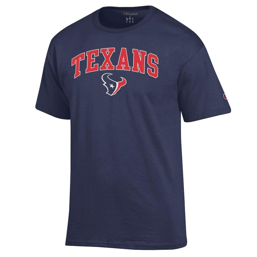 Houston Texans Champion Arch Over Logo T-Shirt - Navy on sale