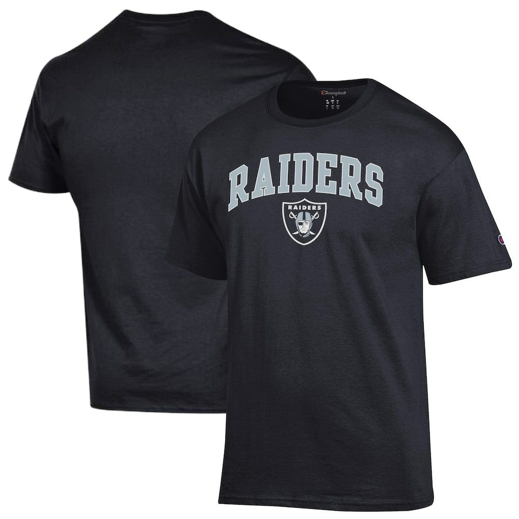 Las Vegas Raiders Champion Arch Over Logo T-Shirt - Black for sale
