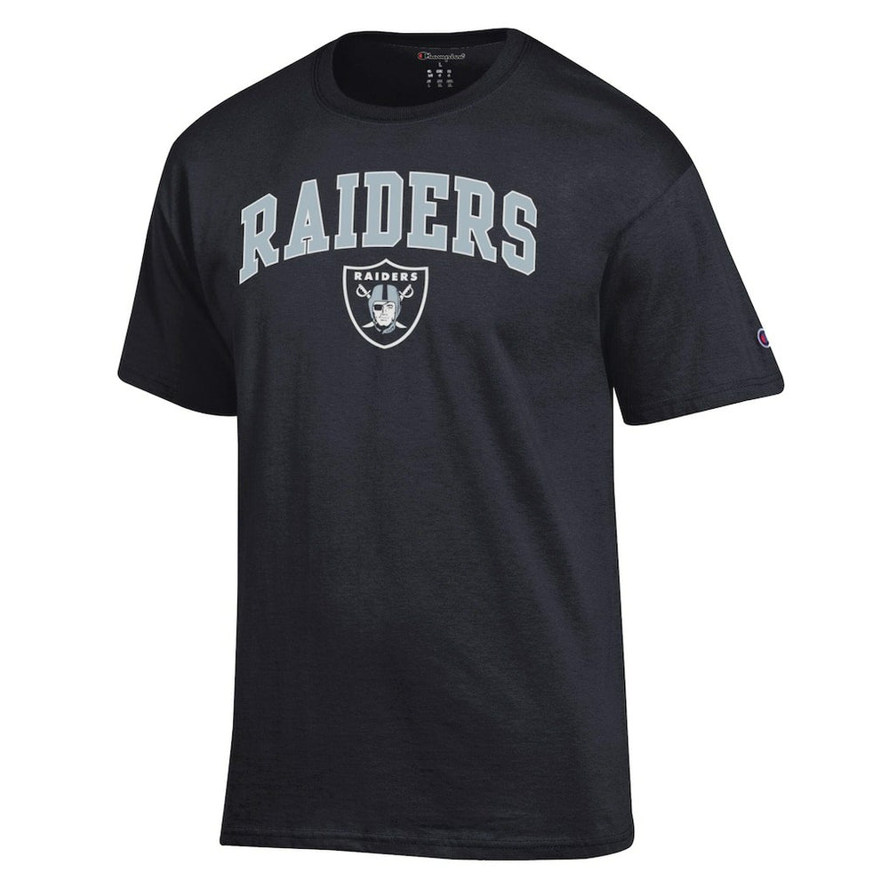 Las Vegas Raiders Champion Arch Over Logo T-Shirt - Black for sale