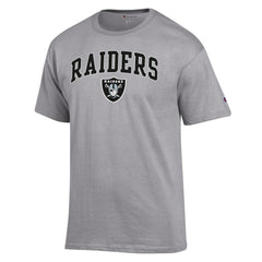 Las Vegas Raiders Champion Arch Over Logo T-Shirt - Gray cheap