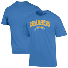 Los Angeles Chargers Champion Arch Over Logo T-Shirt - Powder Blue on sale