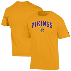 Minnesota Vikings Champion Arch Over Logo T-Shirt - Gold cheap