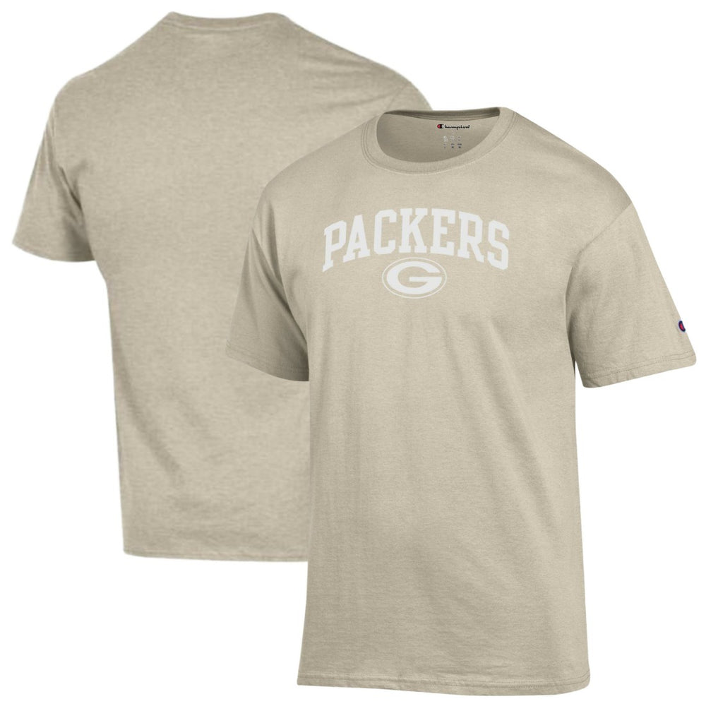 Green Bay Packers Champion Jersey T-Shirt - Oatmeal sale