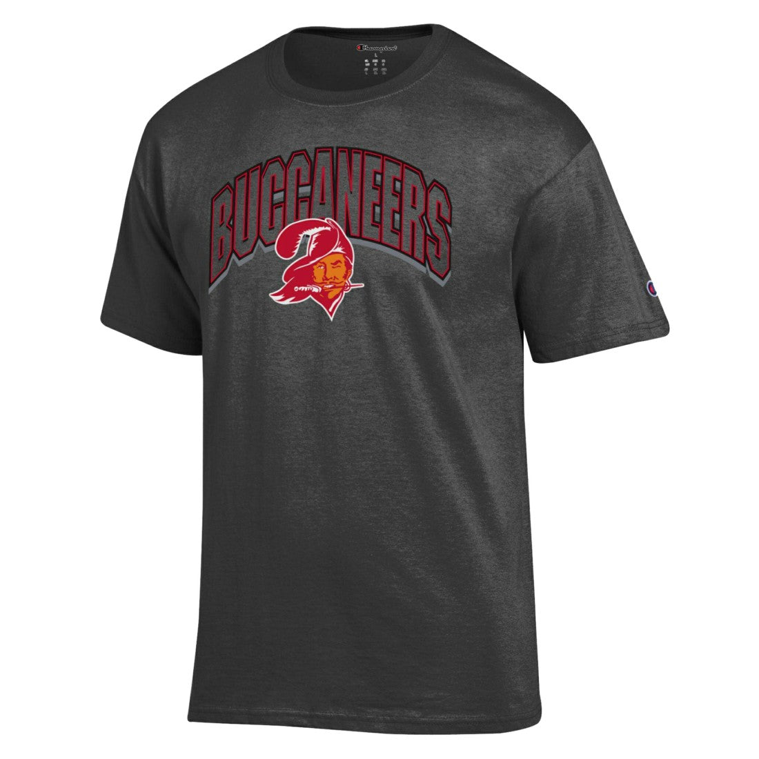 Tampa Bay Buccaneers Champion Jersey T-Shirt - Heather Charcoal for sale