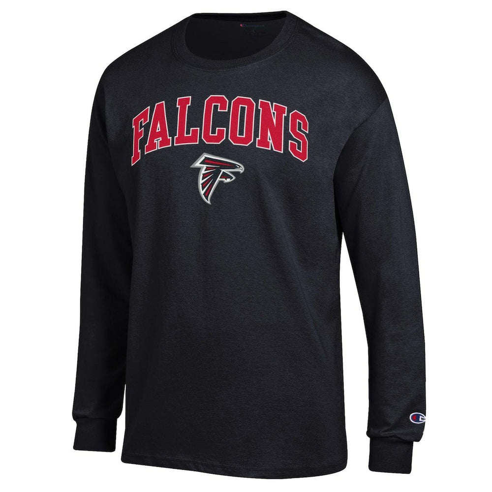 Atlanta Falcons Champion Arch Over Logo Long Sleeve T-Shirt - Black discount