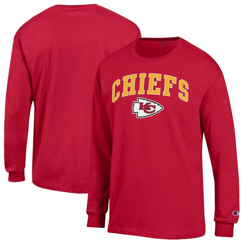 Kansas City Chiefs Champion Arch Over Logo Long Sleeve T-Shirt - Red online