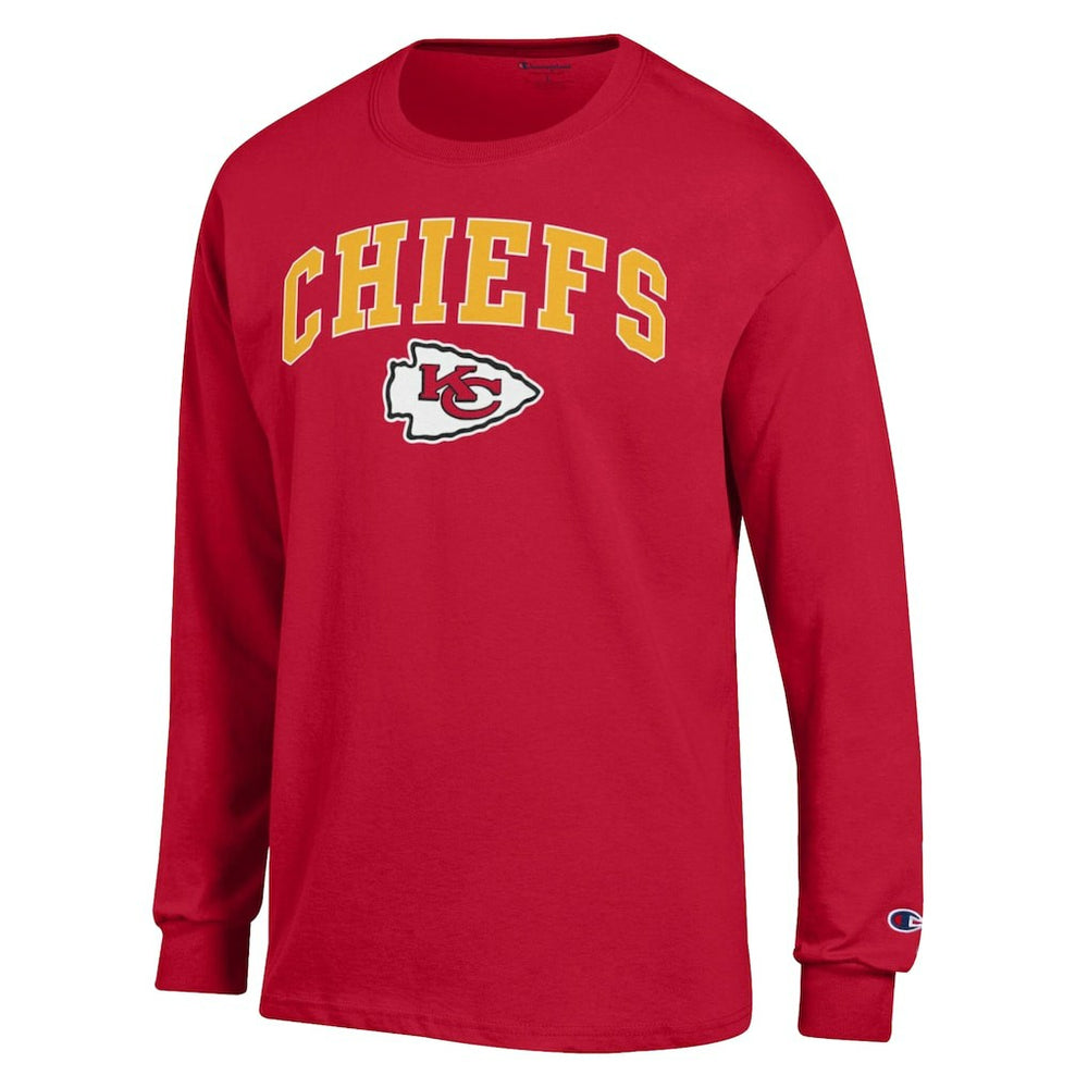 Kansas City Chiefs Champion Arch Over Logo Long Sleeve T-Shirt - Red online