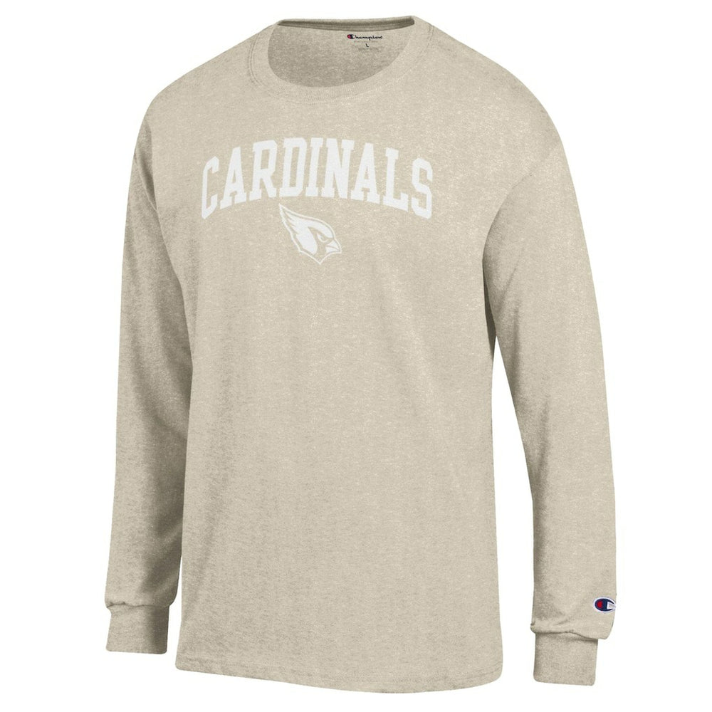 Arizona Cardinals Champion White Ink Jersey Long Sleeve T-Shirt - Oatmeal sale