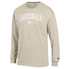 Arizona Cardinals Champion White Ink Jersey Long Sleeve T-Shirt - Oatmeal sale