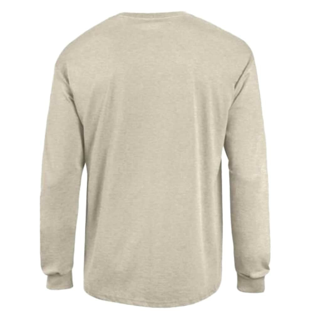 Carolina Panthers Champion White Ink Jersey Long Sleeve T-Shirt - Oatmeal online
