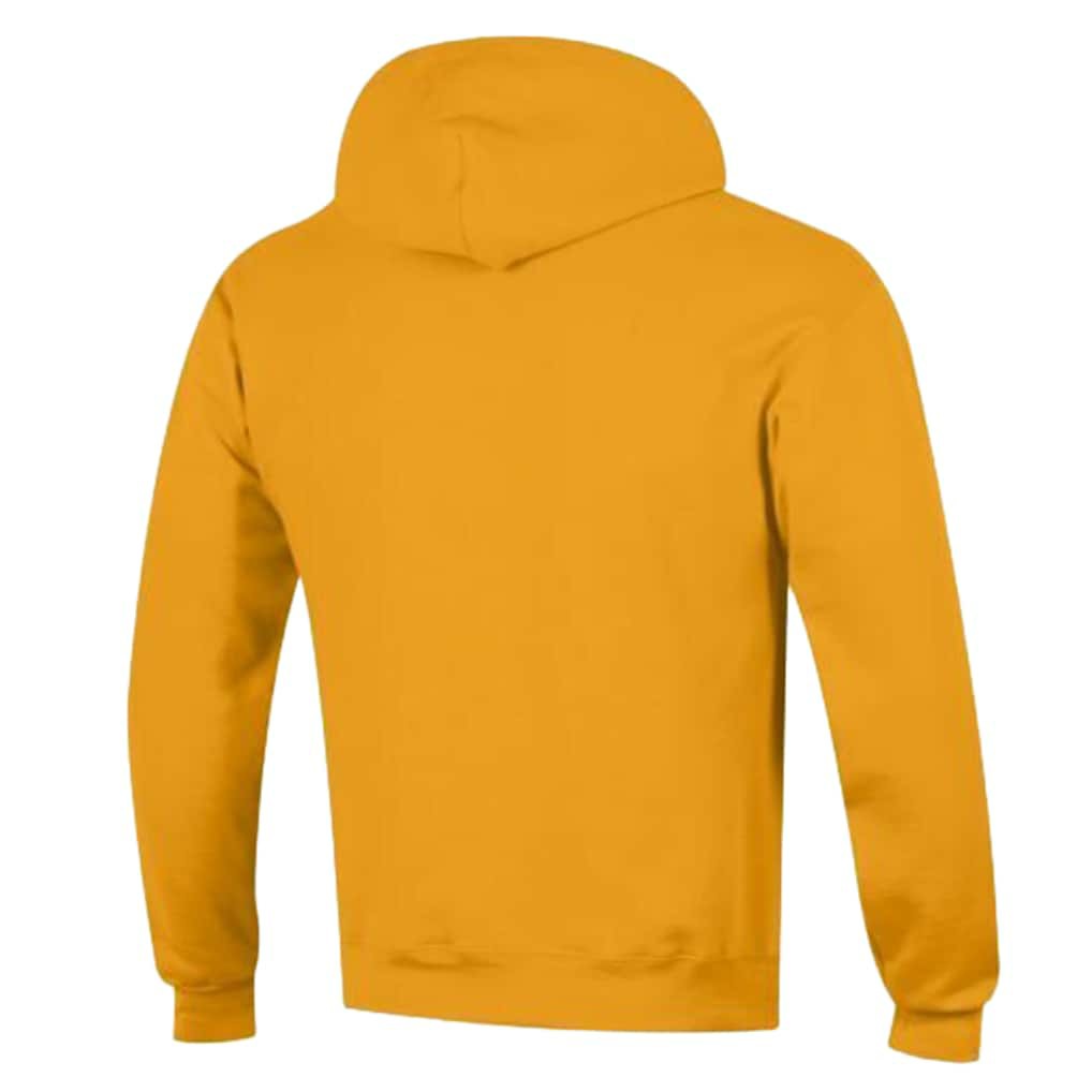 Los Angeles Chargers Champion Powerblend Arch over Logo Hoodie - Gold discount