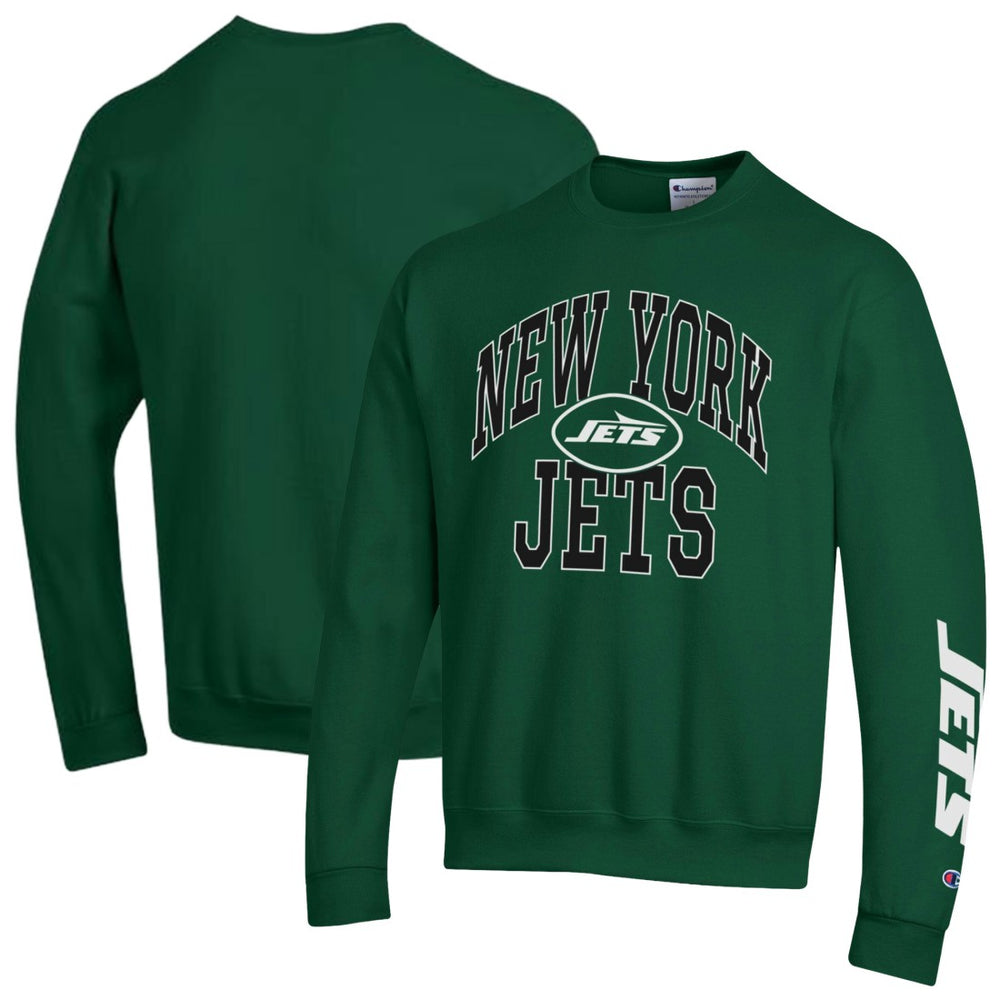 New York Jets Champion Powerblend Fleece Sweatshirt - Green cheap