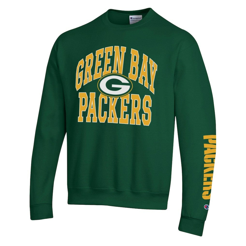 Green Bay Packers Champion Powerblend Fleece Sweatshirt - Green cheap