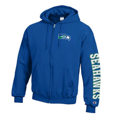 Seattle Seahawks Champion Powerblend Fleece Full-Zip Hoodie - Royal online
