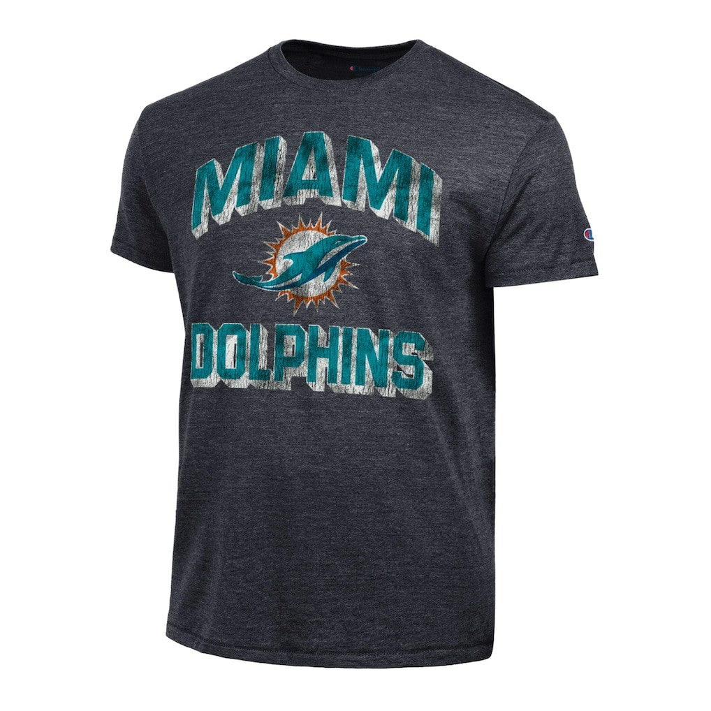 Miami Dolphins Champion Ultimate Tri-Blend T-Shirt - Black on sale