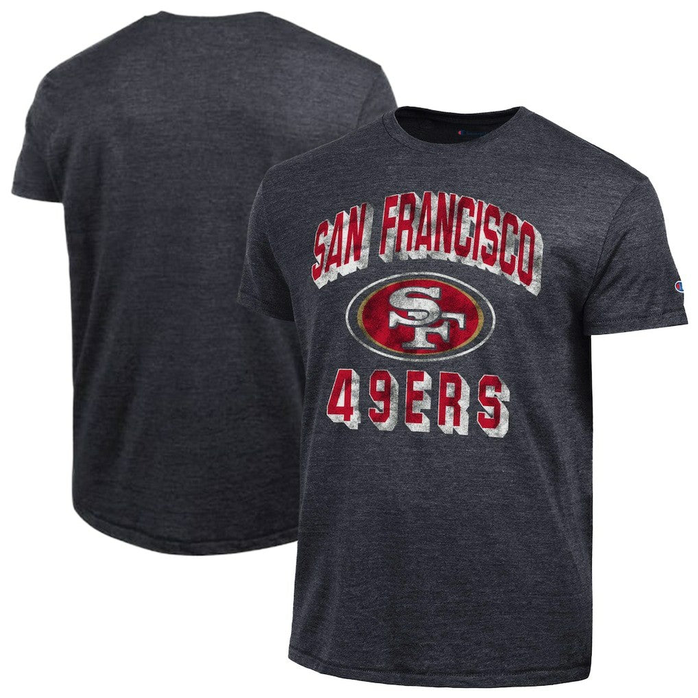 San Francisco 49ers Champion Ultimate Tri-Blend T-Shirt - Black discount