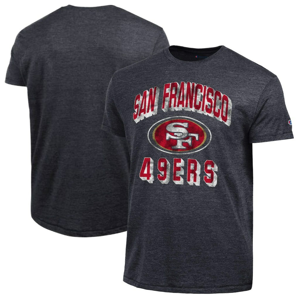 San Francisco 49ers Champion Ultimate Tri-Blend T-Shirt - Black discount