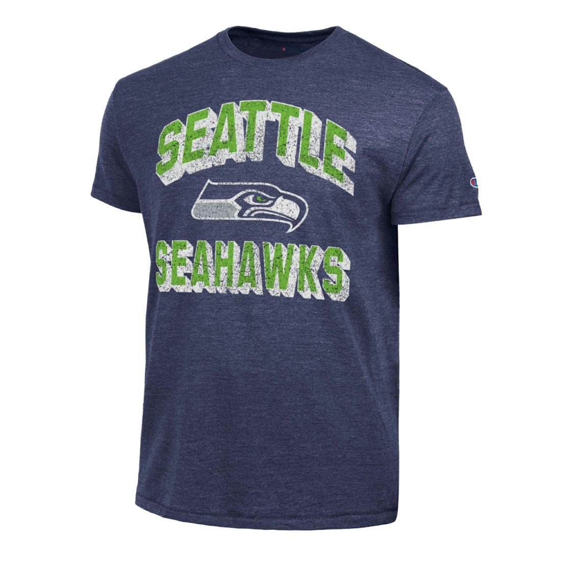 Seattle Seahawks Champion Ultimate Tri-Blend T-Shirt - College Navy discount