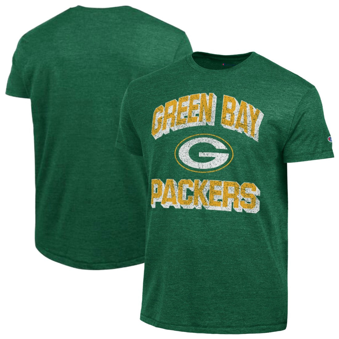 Green Bay Packers Champion Ultimate Tri-Blend T-Shirt - Heather Green on sale