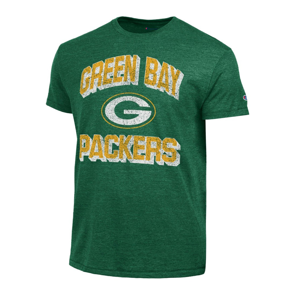 Green Bay Packers Champion Ultimate Tri-Blend T-Shirt - Heather Green on sale