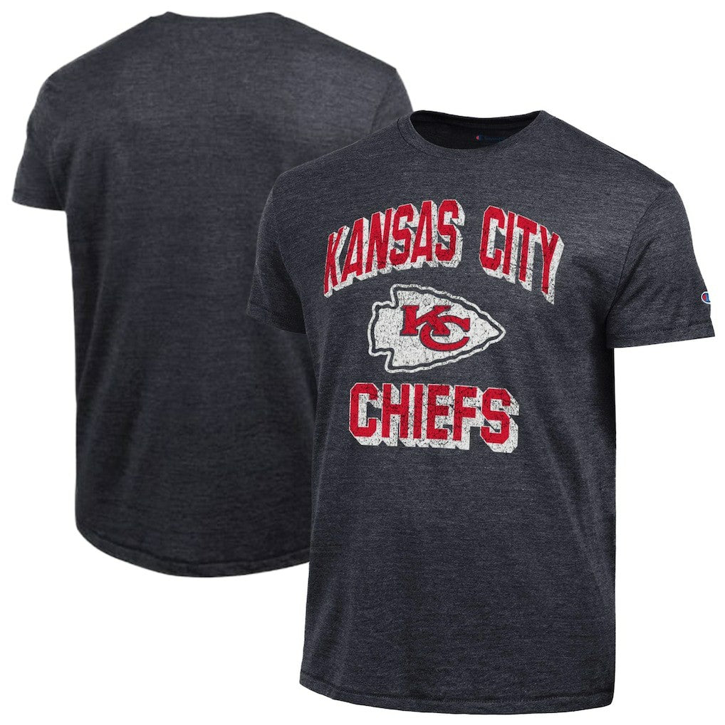 Kansas City Chiefs Champion Ultimate Tri-Blend T-Shirt - Black outlet