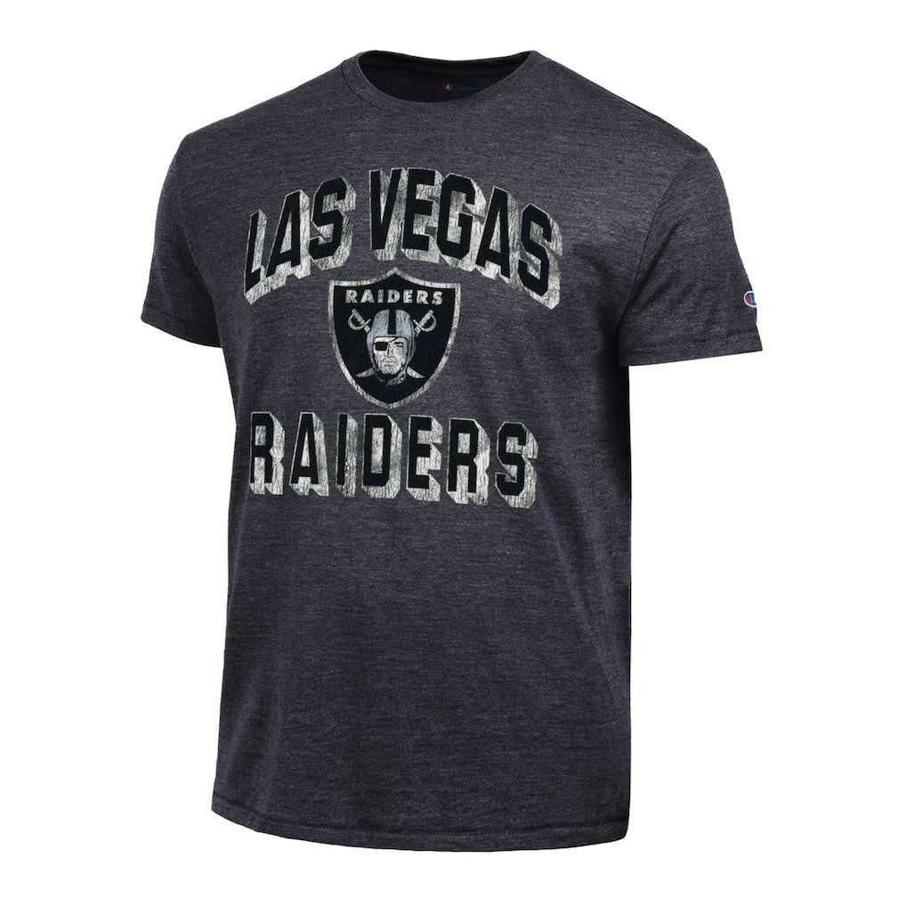 Las Vegas Raiders Champion Ultimate Tri-Blend T-Shirt - Heather Black sale