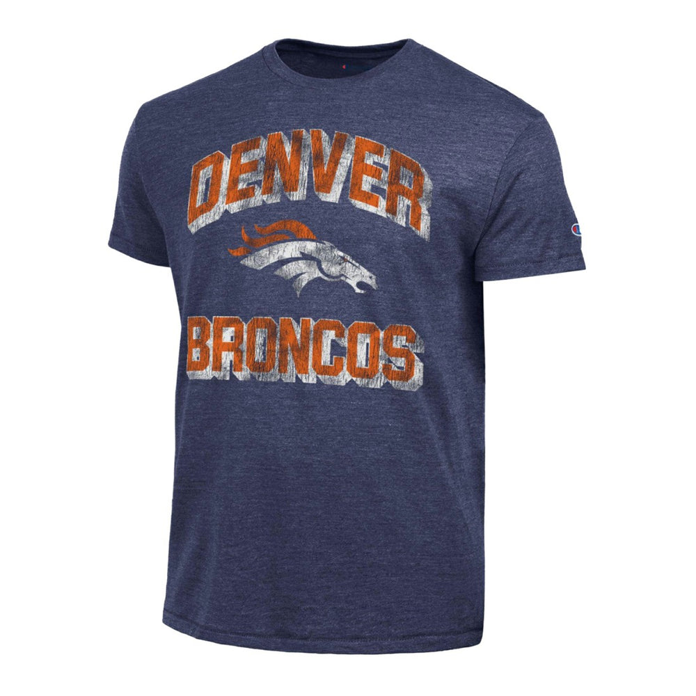 Denver Broncos Champion Ultimate Tri-Blend T-Shirt - Navy outlet
